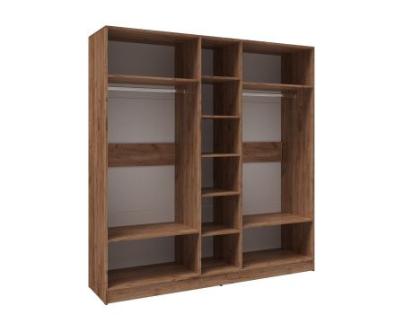 Шкаф Вегас 2000 (дуб крафт табачный/дуб крафт белый_ от компании Мебельвозов в Нижнем Новгороде