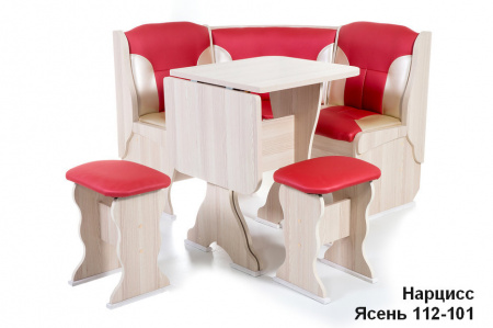 Кухонный уголок Нарцисс Ясень/109-101 от магазина Мебельвозов в Нижнем Новгороде