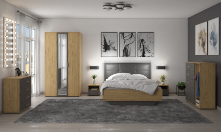 Шкаф трехдверный Бруно  от компании Мебельвозов в Нижнем Новгороде