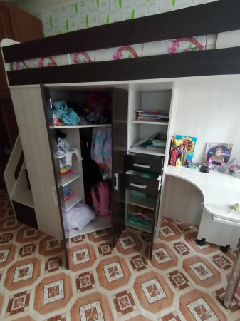 Кровать-чердак Карамель 77-03 (Анкор светлый/Бодега темный) детальное изображение от магазина mebelvozov.ru в Нижнем Новгороде