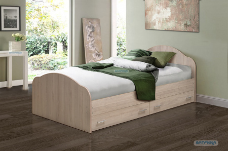 Кровать на уголках с ящиками №1 1600 от магазина Мебельвозов в Нижнем Новгороде