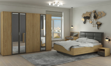 Шкаф трехдверный Бруно  от компании Мебельвозов в Нижнем Новгороде