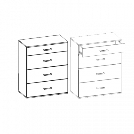 Комод Сити 40-2  от компании Мебельвозов в Нижнем Новгороде