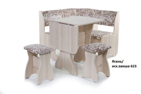 Кухонный уголок Тюльпан-мини замша от магазина Мебельвозов в Нижнем Новгороде