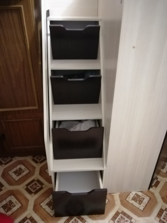 Кровать-чердак Карамель 77-03 (Анкор светлый/Бодега темный) детальное изображение от магазина mebelvozov.ru в Нижнем Новгороде