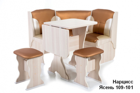 Кухонный уголок Нарцисс Ясень/109-101 от магазина Мебельвозов в Нижнем Новгороде