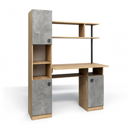 Стол компьютерный СК-7 (ателье светлое/дуб золотой крафт) от магазина Мебельвозов в Нижнем Новгороде