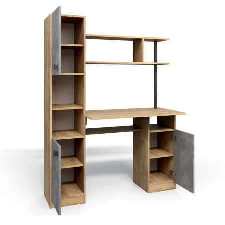 Стол компьютерный СК-7 (ателье светлое/дуб золотой крафт) от магазина Мебельвозов в Нижнем Новгороде