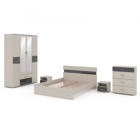 Модульная спальня Сити Компановка 2 от магазина Мебельвозов в Нижнем Новгороде