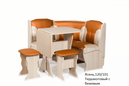 Кухонный уголок Нарцисс Ясень/109-101 от магазина Мебельвозов в Нижнем Новгороде