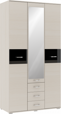 Шкаф 3х-дверный Сити 3 с зеркалом от компании Мебельвозов в Нижнем Новгороде