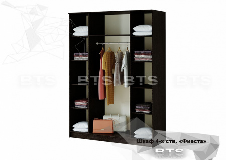 Шкаф 4-х дверный "Фиеста"  NEW от компании Мебельвозов в Нижнем Новгороде