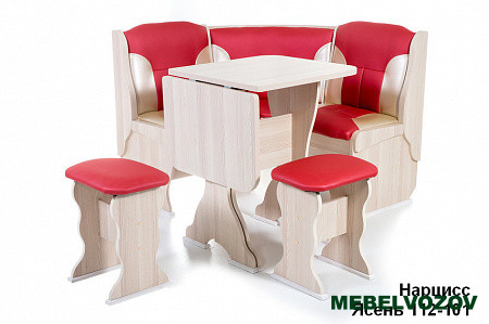 Кухонный уголок Нарцисс Ясень/109-101 от магазина Мебельвозов в Нижнем Новгороде