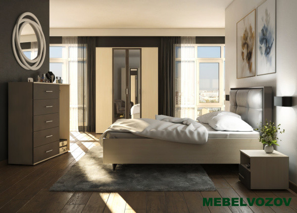 Комод Бруно 03 со штангой фото от Мебельвозов в Нижнем Новгороде