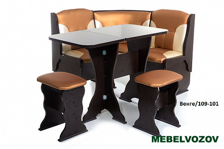 Кухонный уголок Нарцисс Ясень/109-101 от магазина Мебельвозов в Нижнем Новгороде