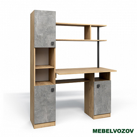 Стол компьютерный СК-7 (ателье светлое/дуб золотой крафт) от магазина Мебельвозов в Нижнем Новгороде