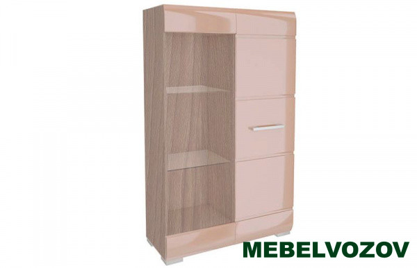 Вегас стеллаж (ясень шимо/кофе с молоком глянец) от Mebelvozov в Нижнем Новгороде
