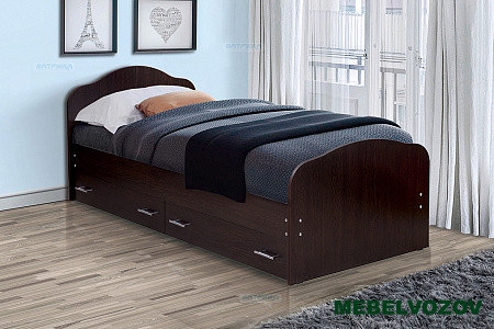 Кровать на уголках с ящиками №1 900 детальное изображение от магазина mebelvozov.ru в Нижнем Новгороде