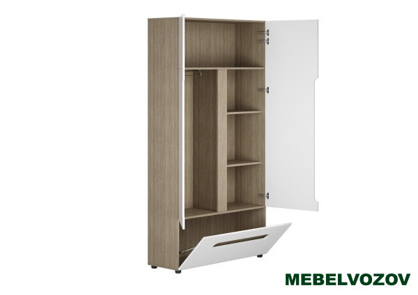 Шкаф 2-х створчатый ШК-016 Палермо-3 детальное изображение от магазина mebelvozov.ru в Нижнем Новгороде