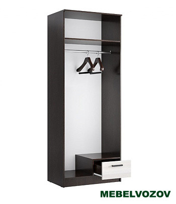 Шкаф 2-дверный 0,8 Адель (Ясень шимо) от компании Мебельвозов в Нижнем Новгороде