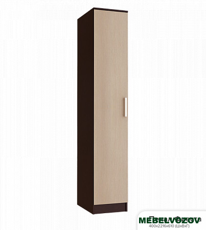 Пенал на 400 "Фиеста" (Венге) от компании Мебельвозов в Нижнем Новгороде