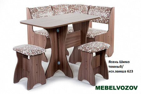 Кухонный уголок Тюльпан-мини замша от магазина Мебельвозов в Нижнем Новгороде