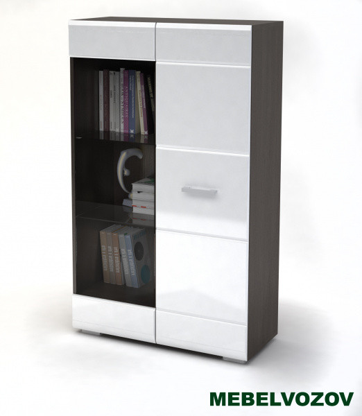 ВЕГАС стеллаж (венге/белый глянец) от Mebelvozov в Нижнем Новгороде
