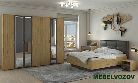 Шкаф трехдверный Бруно  от компании Мебельвозов в Нижнем Новгороде