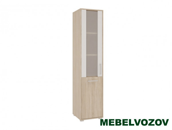 Стеллаж Лайт-2 (Дуб сонома/белый) детальное изображение от магазина mebelvozov.ru в Нижнем Новгороде