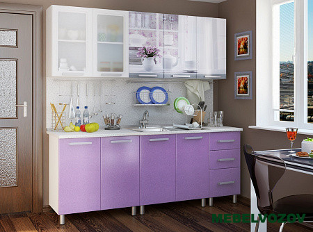 Кухонный гарнитур 2,0м "Люкс" - Акварель от магазина Мебельвозов в Нижнем Новгороде