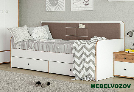 Кровать Вуди 11.02 детальное изображение от магазина mebelvozov.ru в Нижнем Новгороде