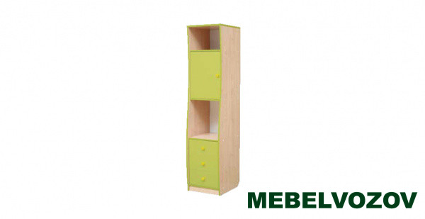 Пенал с дверкой и ящиками Юниор-11 детальное изображение от магазина mebelvozov.ru в Нижнем Новгороде