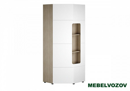 Шкаф угловой с открытыми полками ШК-017 Палермо-3 детальное изображение от магазина mebelvozov.ru в Нижнем Новгороде