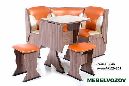 Кухонный уголок Нарцисс Ясень/109-101 от магазина Мебельвозов в Нижнем Новгороде