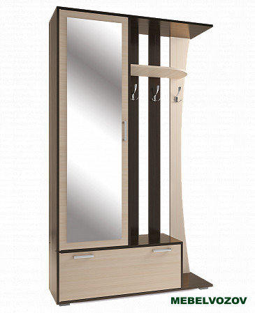 Прихожая Ивушка 20 (Бодега темная/ Бодега светлая) от магазина Мебельвозов в Нижнем Новгороде
