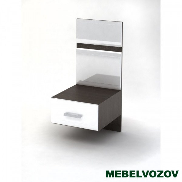 ВЕГАС тумба с надстройкой (венге/белый глянец) от магазина Мебельвозов в Нижнем Новгороде