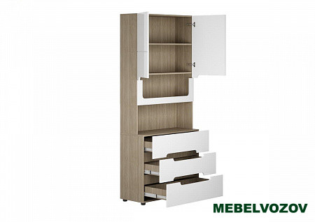 Стеллаж с ящиками СЖ-032 Палермо-3  детальное изображение от магазина mebelvozov.ru в Нижнем Новгороде