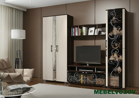 Шкаф распашной Гостиная "Флоренция"   от компании Мебельвозов в Нижнем Новгороде
