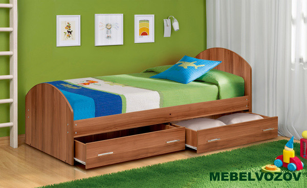 Кровать на уголках с ящиками №2 900 от магазина Мебельвозов в Нижнем Новгороде