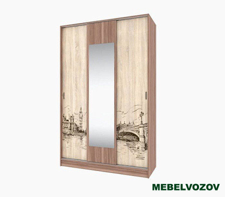 Шкаф-купе с рисунком Орион детальное изображение от магазина mebelvozov.ru в Нижнем Новгороде
