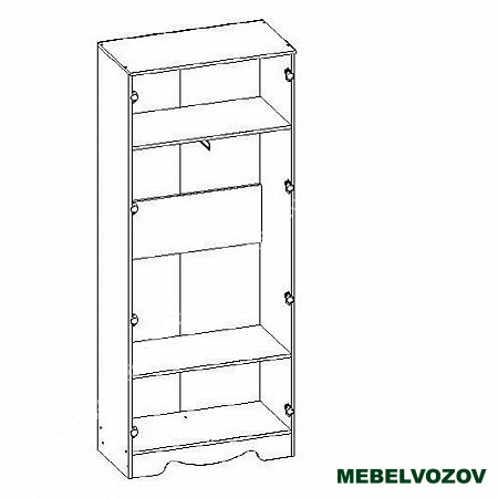 Шкаф двухдверный в детскую Латте 2 детальное изображение от магазина mebelvozov.ru в Нижнем Новгороде