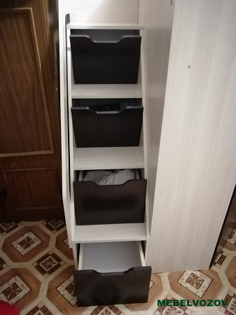 Кровать-чердак Карамель 77-03 (Анкор светлый/Бодега темный) детальное изображение от магазина mebelvozov.ru в Нижнем Новгороде