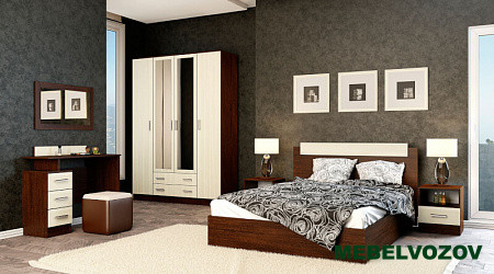 Спальный гарнитур ЭКО (венге/лоредо) от магазина Мебельвозов в Нижнем Новгороде