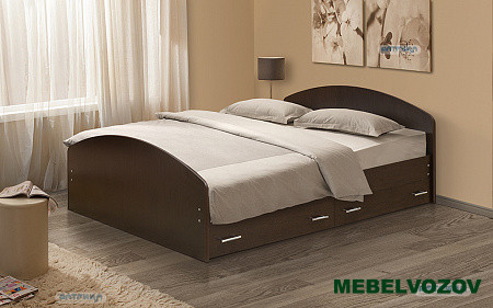 Кровать на уголках с ящиками №2 1200 от магазина Мебельвозов в Нижнем Новгороде
