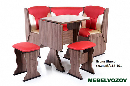 Кухонный уголок Нарцисс Ясень/109-101 от магазина Мебельвозов в Нижнем Новгороде