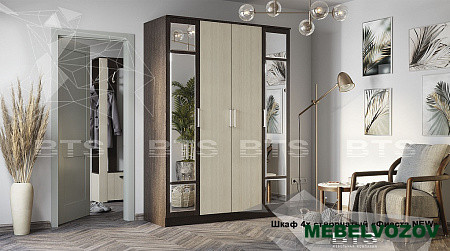 Шкаф 4-х дверный "Фиеста"  NEW от компании Мебельвозов в Нижнем Новгороде