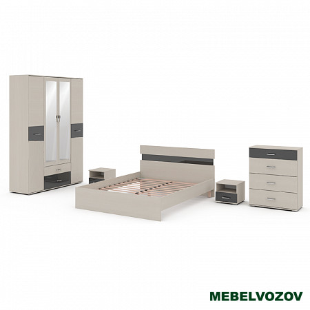 Модульная спальня Сити Компановка 2 от магазина Мебельвозов в Нижнем Новгороде