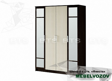 Шкаф 4-х дверный "Фиеста"  NEW от компании Мебельвозов в Нижнем Новгороде