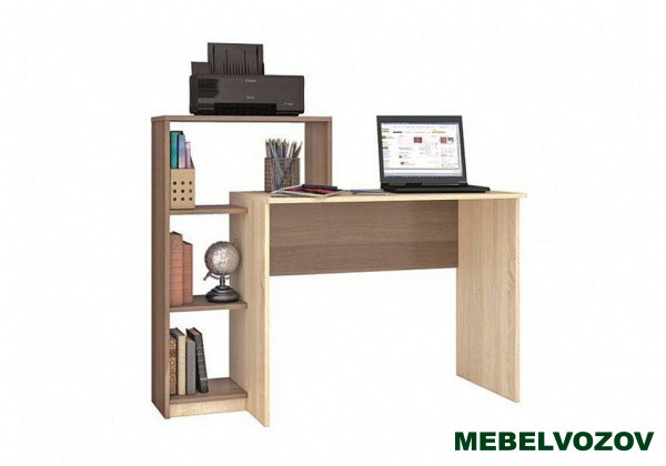 Стол компьютерный Квартет-2 (Ясень шимо/Дуб Сонома) от магазина Мебельвозов в Нижнем Новгороде