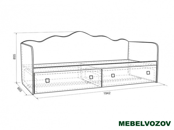 Софа Фэнтези  детальное изображение от магазина mebelvozov.ru в Нижнем Новгороде